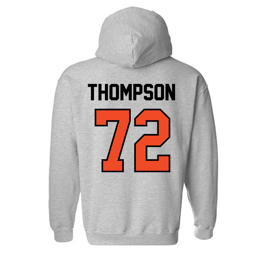 Campbell - NCAA Football : Donovan Thompson - Fashion Shersey Hooded Sweatshirt-1