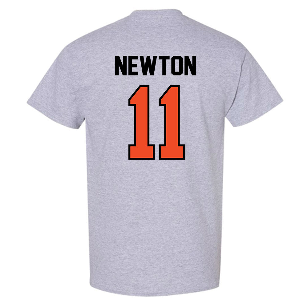 Campbell - NCAA Men's Basketball : Muneer Newton - Fashion Shersey T-Shirt-1