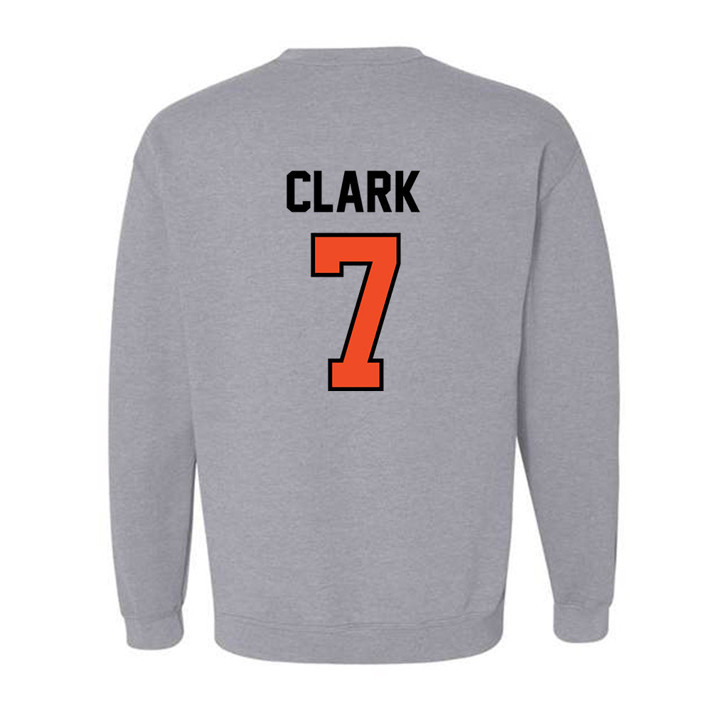 Campbell - NCAA Baseball : Cooper Clark - Fashion Shersey Crewneck Sweatshirt-1