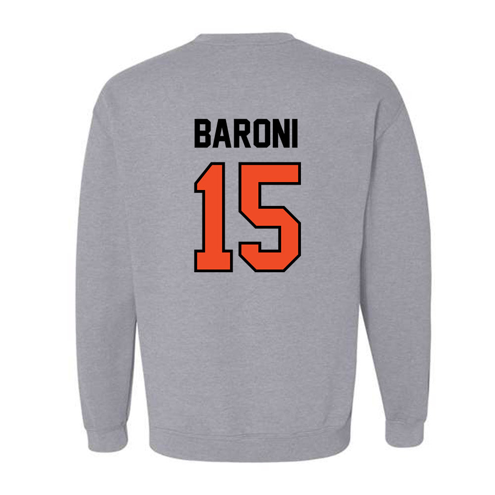 Campbell - NCAA Softball : Cassiti Baroni - Fashion Shersey Crewneck Sweatshirt-1