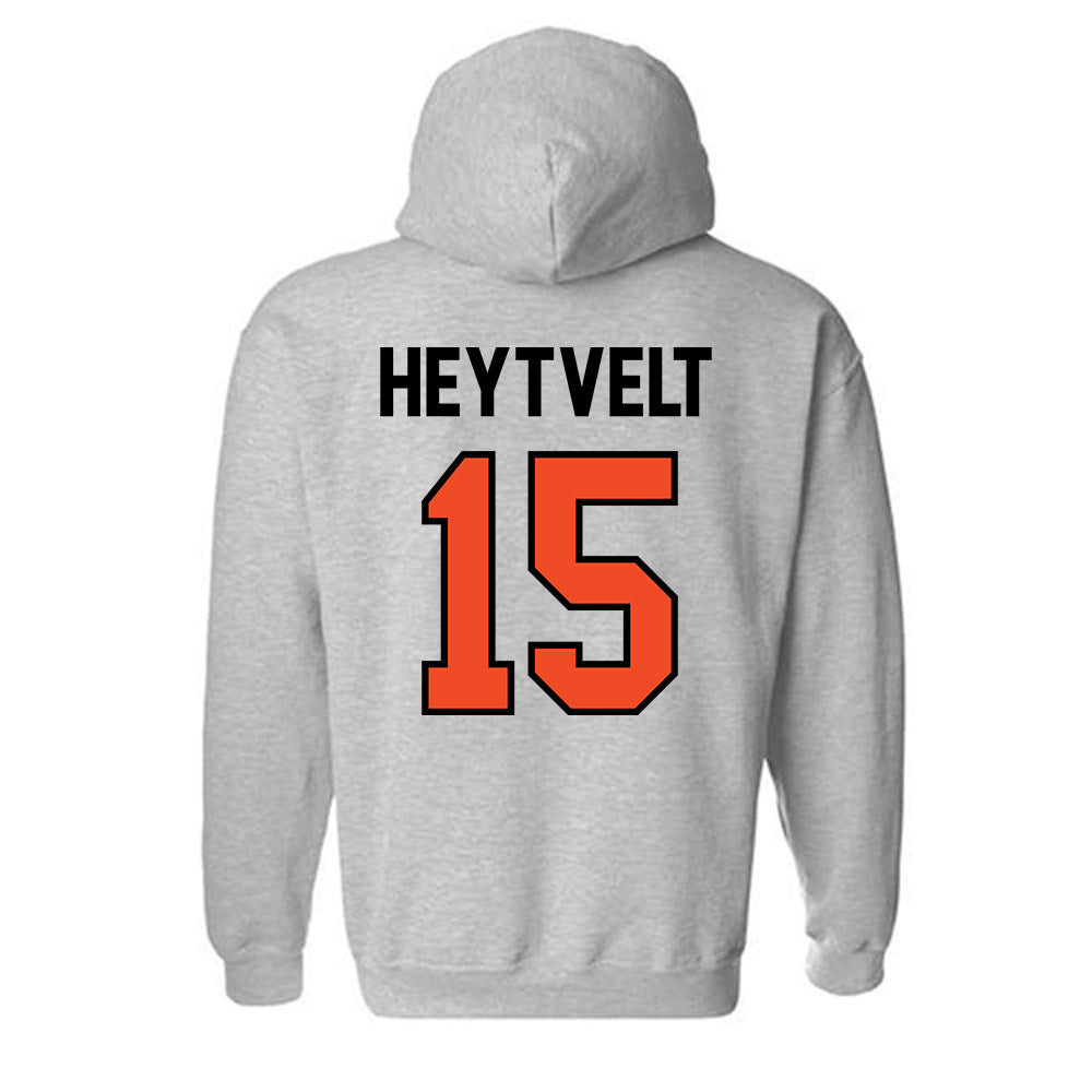 Campbell - NCAA Women's Volleyball : Hailey Heytvelt - Fashion Shersey Hooded Sweatshirt