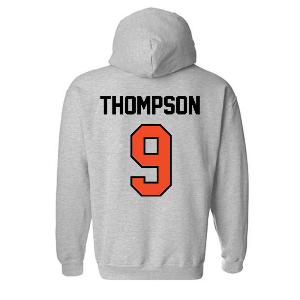 Campbell - NCAA Women's Basketball : Emerson Thompson - Fashion Shersey Hooded Sweatshirt