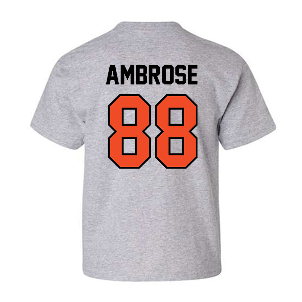 Campbell - NCAA Football : Brady Ambrose - Fashion Shersey Youth T-Shirt-1