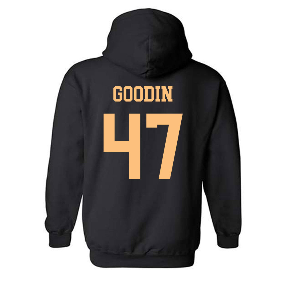 Vanderbilt - NCAA Baseball : Tommy Goodin - Replica Shersey Hooded Sweatshirt-1