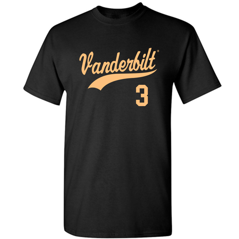 Vanderbilt - NCAA Baseball : Jayden Davis - Replica Shersey T-Shirt-0