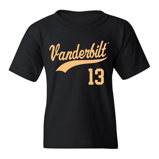 Vanderbilt - NCAA Baseball : Derek Yormack - Replica Shersey Youth T-Shirt-0