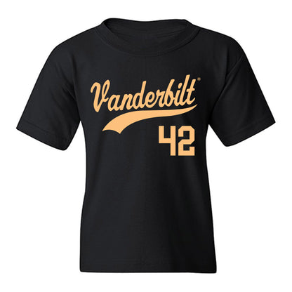 Vanderbilt - NCAA Baseball : Collin Brightwell - Replica Shersey Youth T-Shirt-0