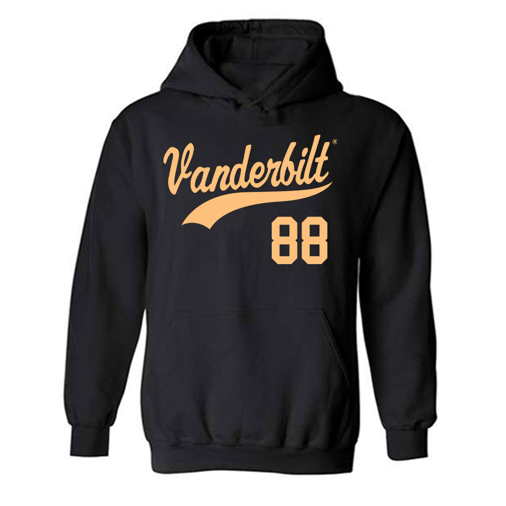 Vanderbilt - NCAA Baseball : Wyatt Nadeau - Replica Shersey Hooded Sweatshirt-0