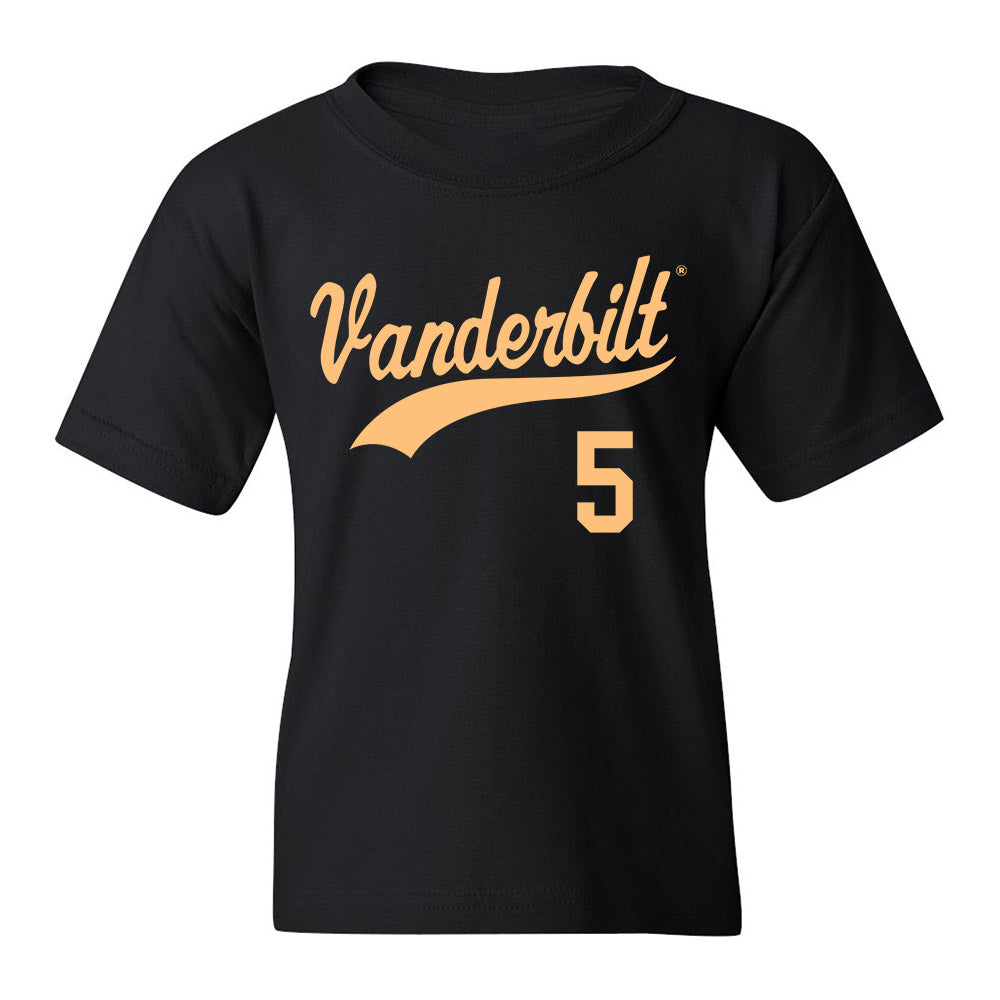 Vanderbilt - NCAA Baseball : Mike Mancini - Replica Shersey Youth T-Shirt