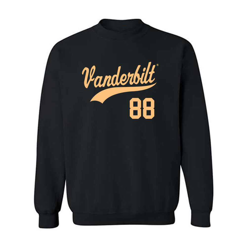 Vanderbilt - NCAA Baseball : Wyatt Nadeau - Replica Shersey Crewneck Sweatshirt-0