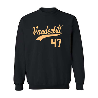 Vanderbilt - NCAA Baseball : Tommy Goodin - Replica Shersey Crewneck Sweatshirt-0