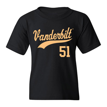 Vanderbilt - NCAA Baseball : Ryker Waite - Replica Shersey Youth T-Shirt-0