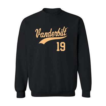 Vanderbilt - NCAA Baseball : Rustan Rigdon - Replica Shersey Crewneck Sweatshirt-0