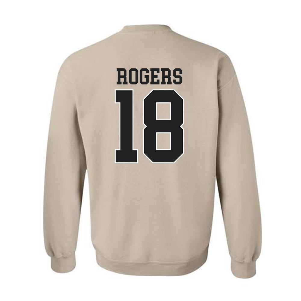 Vanderbilt - NCAA Baseball : John Rogers - Replica Shersey Crewneck Sweatshirt-1