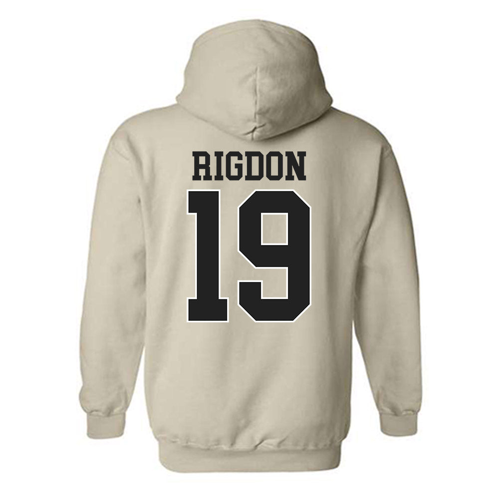 Vanderbilt - NCAA Baseball : Rustan Rigdon - Replica Shersey Hooded Sweatshirt-1