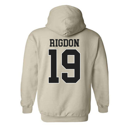 Vanderbilt - NCAA Baseball : Rustan Rigdon - Replica Shersey Hooded Sweatshirt-1