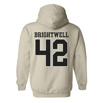 Vanderbilt - NCAA Baseball : Collin Brightwell - Replica Shersey Hooded Sweatshirt-1