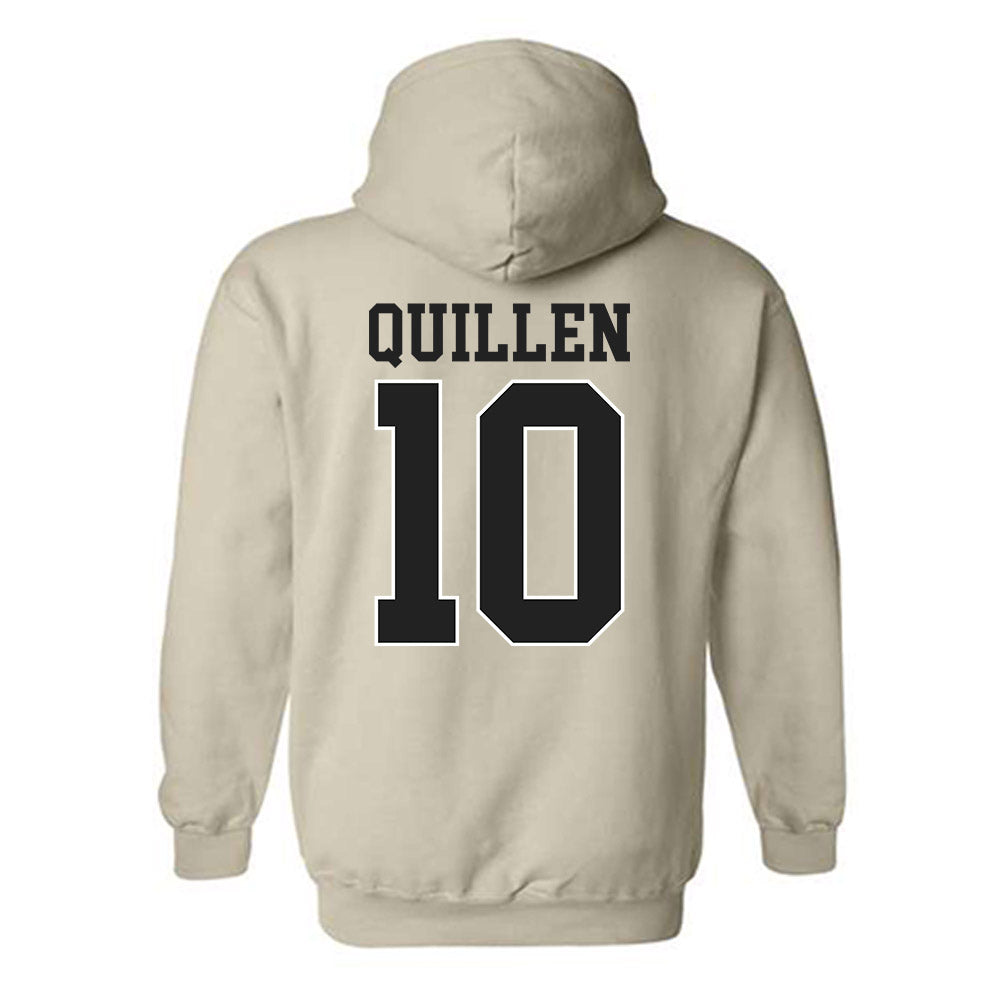 Vanderbilt - NCAA Baseball : Carson Quillen - Replica Shersey Hooded Sweatshirt-1