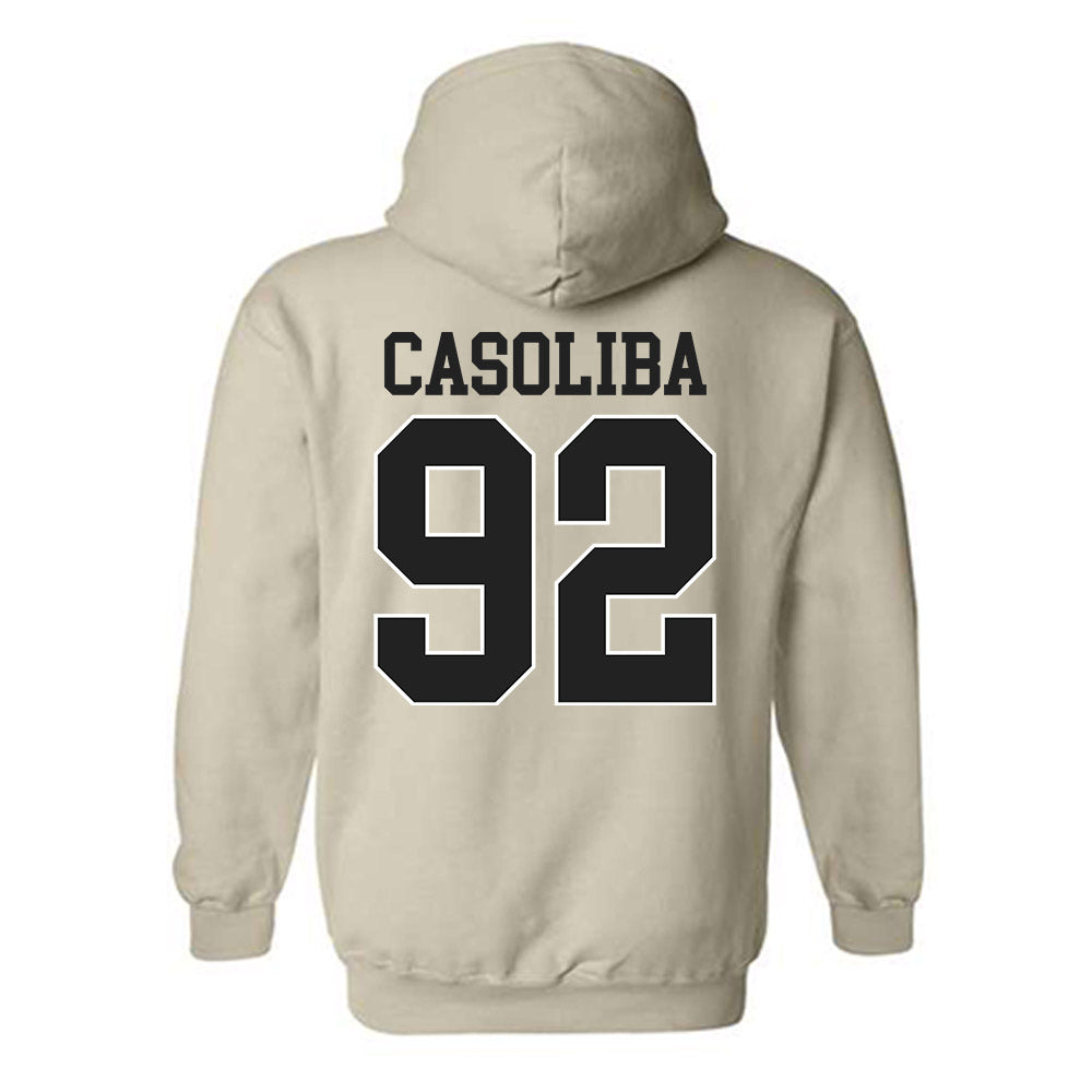 Vanderbilt - NCAA Baseball : Adria Casoliba - Replica Shersey Hooded Sweatshirt-1