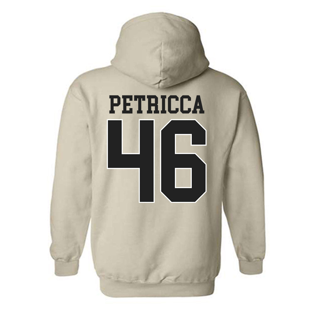 Vanderbilt - NCAA Baseball : Roman Petricca - Replica Shersey Hooded Sweatshirt-1