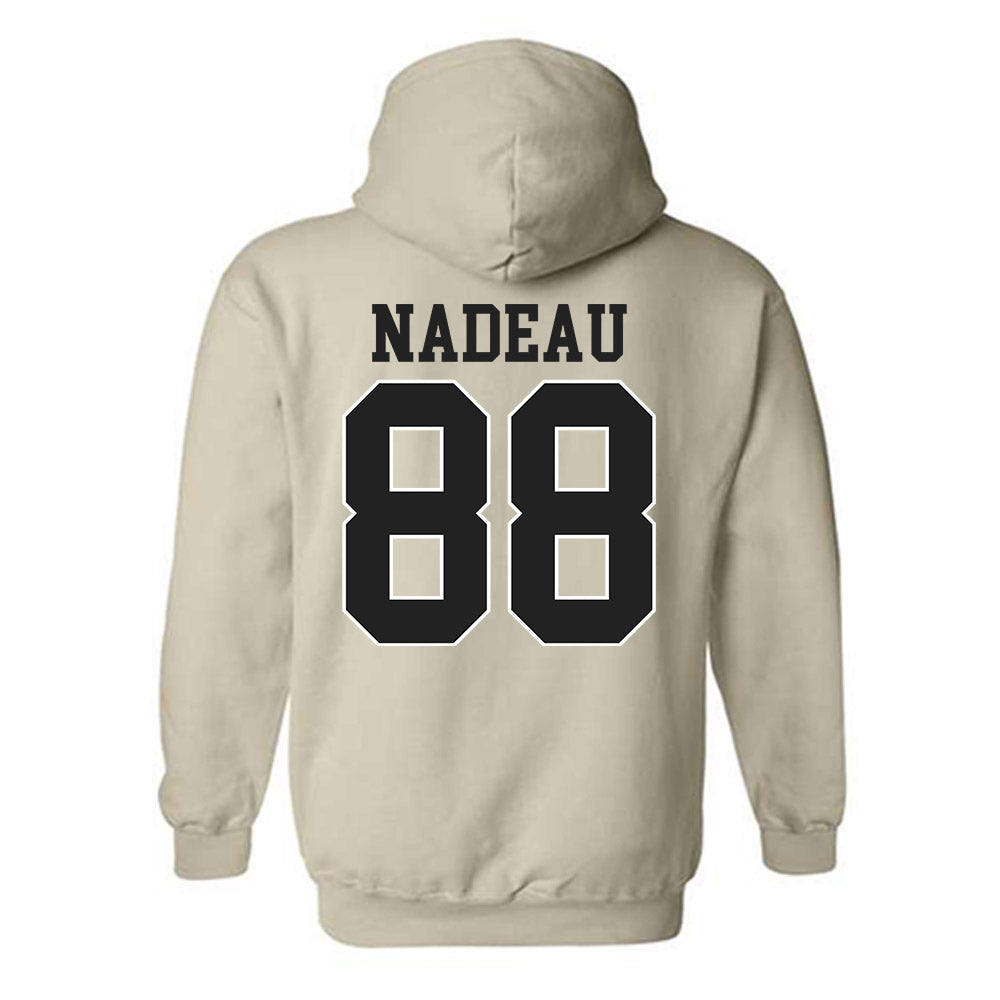 Vanderbilt - NCAA Baseball : Wyatt Nadeau - Replica Shersey Hooded Sweatshirt-1