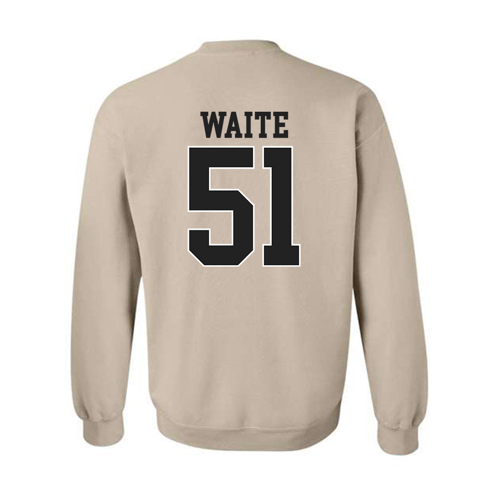 Vanderbilt - NCAA Baseball : Ryker Waite - Replica Shersey Crewneck Sweatshirt-1