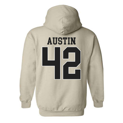 Vanderbilt - NCAA Baseball : Reginald Austin - Replica Shersey Hooded Sweatshirt-1