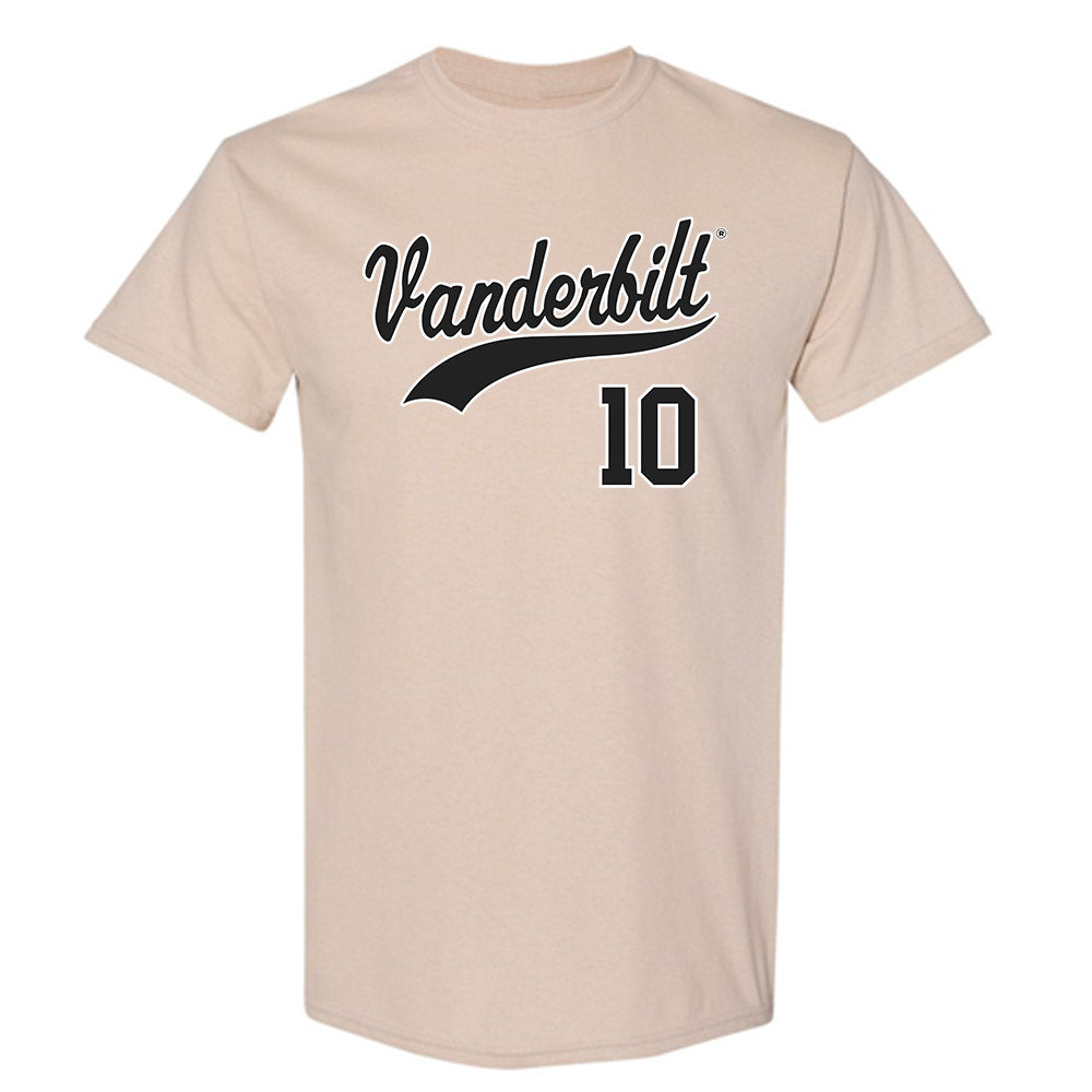 Vanderbilt - NCAA Baseball : Carson Quillen - Replica Shersey T-Shirt-0
