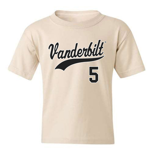 Vanderbilt - NCAA Baseball : Mike Mancini - Replica Shersey Youth T-Shirt