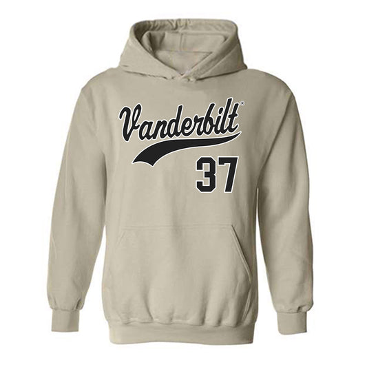 Vanderbilt - NCAA Baseball : Jakob Schulz - Replica Shersey Hooded Sweatshirt-0