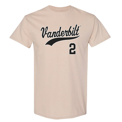 Vanderbilt - NCAA Baseball : RJ Hamilton - Replica Shersey T-Shirt-0