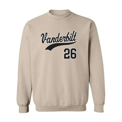 Vanderbilt - NCAA Baseball : Braden Holcomb - Replica Shersey Crewneck Sweatshirt