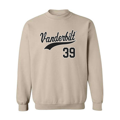 Vanderbilt - NCAA Baseball : Connor Fennell - Replica Shersey Crewneck Sweatshirt