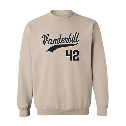 Vanderbilt - NCAA Baseball : Reginald Austin - Replica Shersey Crewneck Sweatshirt-0
