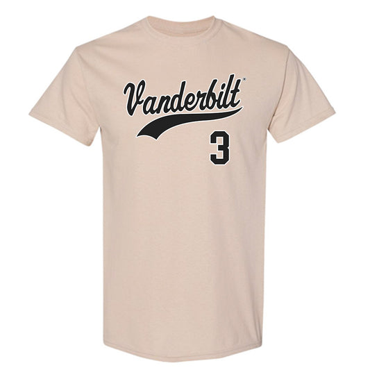 Vanderbilt - NCAA Baseball : Jayden Davis - Replica Shersey T-Shirt-0