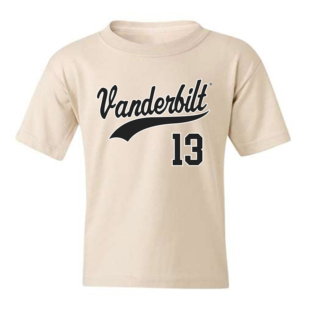 Vanderbilt - NCAA Baseball : Derek Yormack - Replica Shersey Youth T-Shirt-0