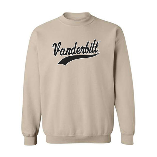 Vanderbilt - NCAA Baseball : Will Hampton - Replica Shersey Crewneck Sweatshirt-0