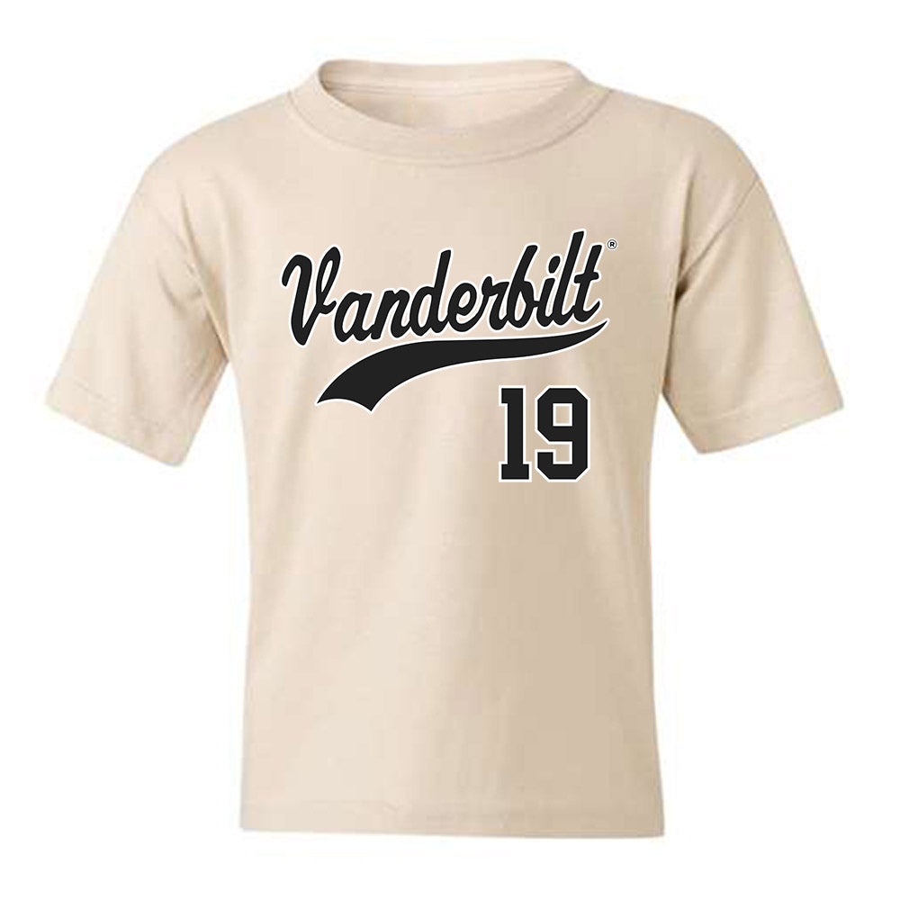 Vanderbilt - NCAA Baseball : Rustan Rigdon - Replica Shersey Youth T-Shirt-0