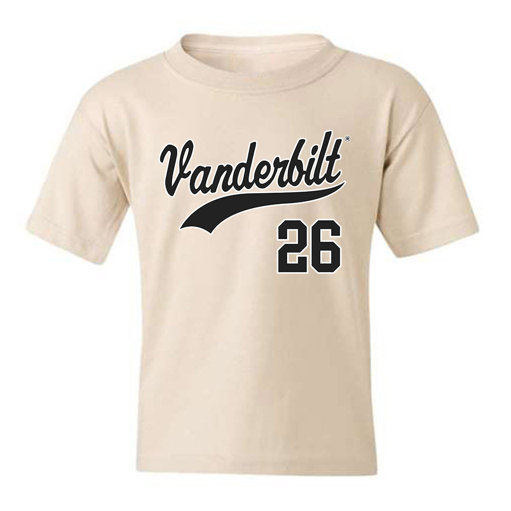 Vanderbilt - NCAA Baseball : Braden Holcomb - Replica Shersey Youth T-Shirt