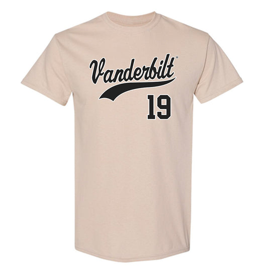 Vanderbilt - NCAA Baseball : Rustan Rigdon - Replica Shersey T-Shirt-0