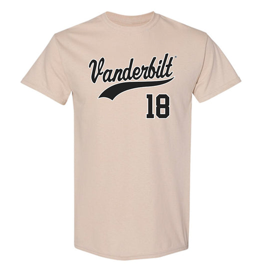 Vanderbilt - NCAA Baseball : Korbin Reynolds - Replica Shersey T-Shirt-0