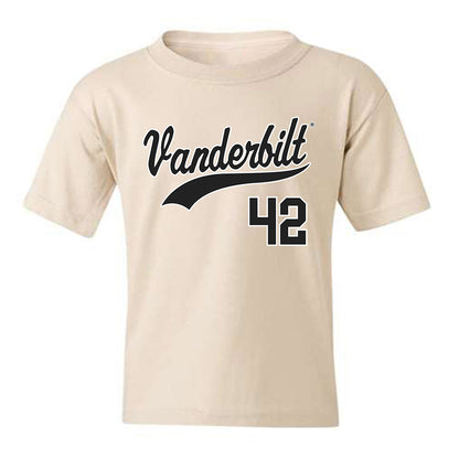 Vanderbilt - NCAA Baseball : Collin Brightwell - Replica Shersey Youth T-Shirt-0
