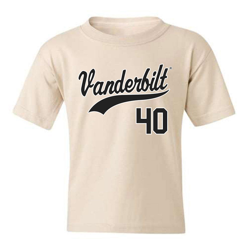 Vanderbilt - NCAA Baseball : Austin Nye - Replica Shersey Youth T-Shirt