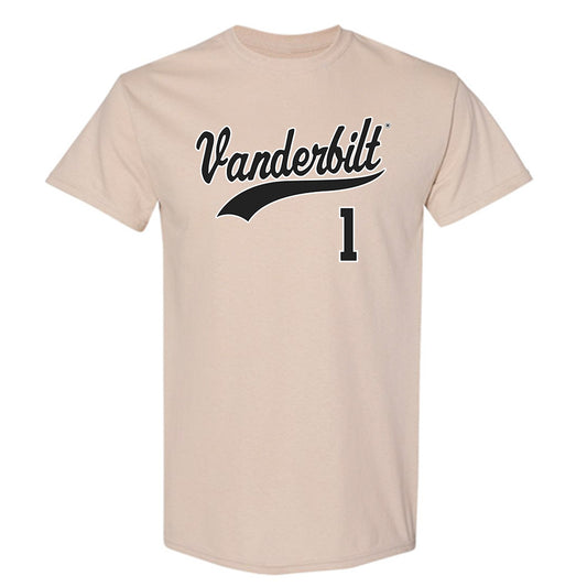 Vanderbilt - NCAA Baseball : AJ Calio - Replica Shersey T-Shirt-0