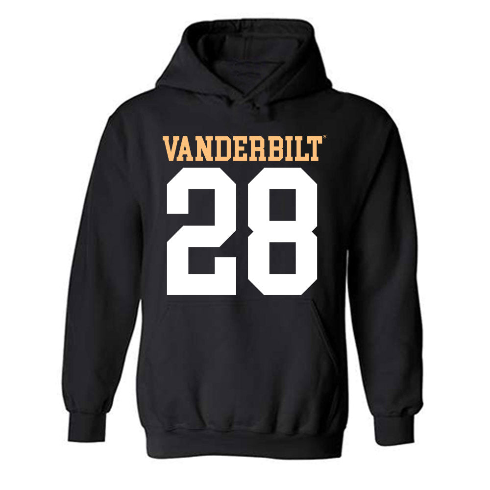 Vanderbilt - NCAA Football : Thomas Jones - Replica Shersey Hooded Sweatshirt