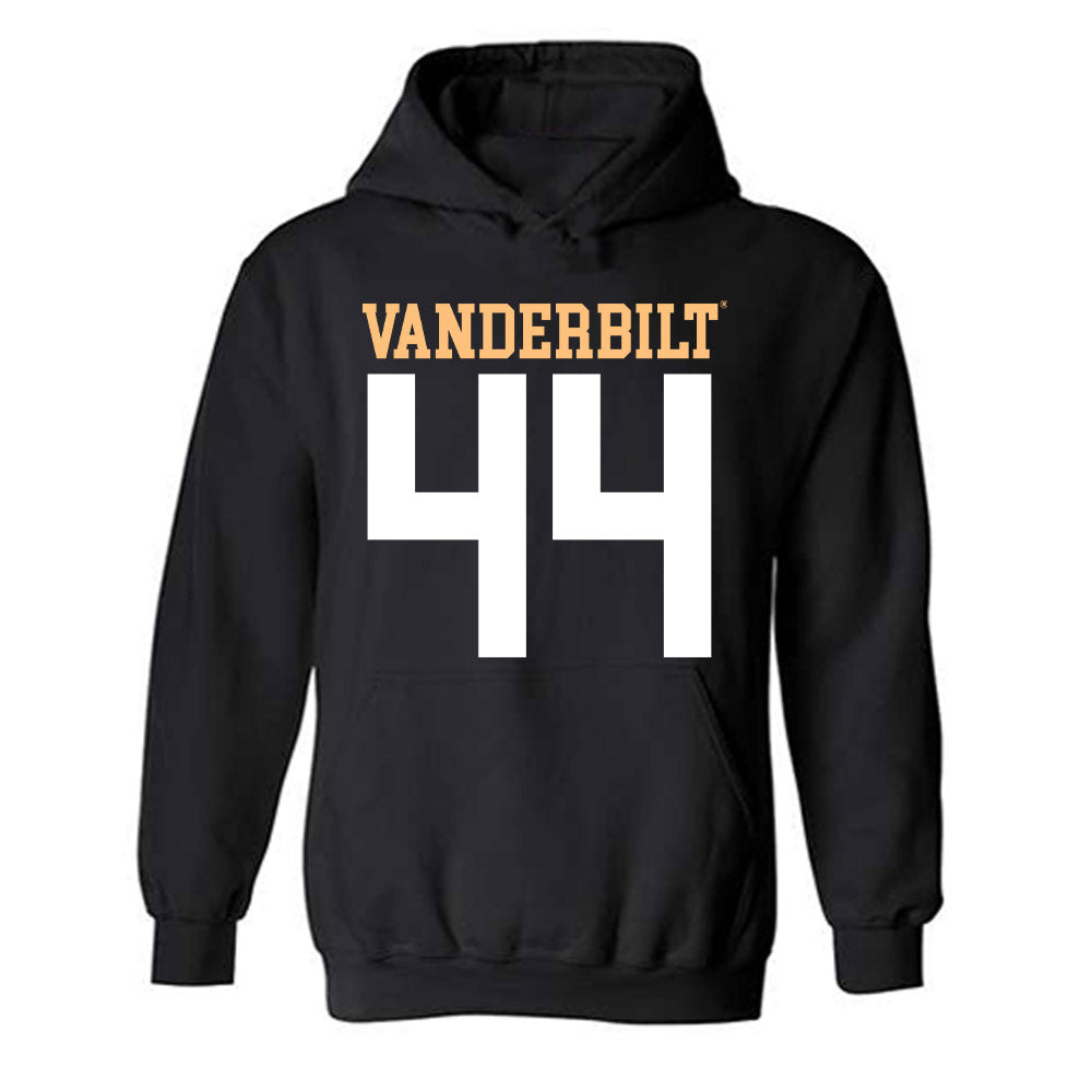 Vanderbilt - NCAA Football : Gabe Fisher - Replica Shersey Hooded Sweatshirt-0