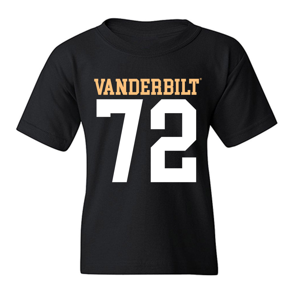 Vanderbilt - NCAA Football : Isaia Glass - Replica Shersey Youth T-Shirt-0