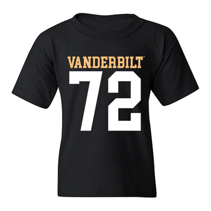 Vanderbilt - NCAA Football : Isaia Glass - Replica Shersey Youth T-Shirt-0