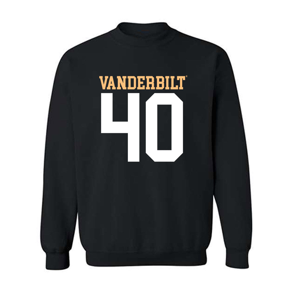 Vanderbilt - NCAA Football : Jamison Curtis - Replica Shersey Crewneck Sweatshirt-0