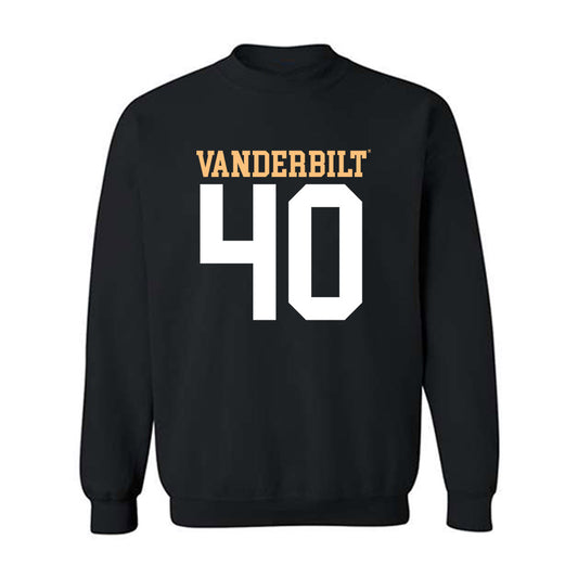 Vanderbilt - NCAA Football : Jamison Curtis - Replica Shersey Crewneck Sweatshirt-0